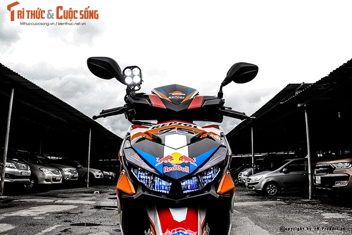 Honda Click 125i ban do Repsol 